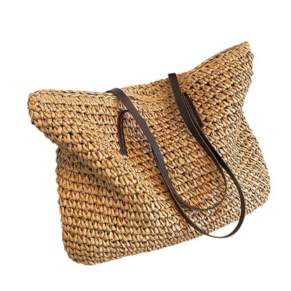 Große Damen Strandtasche Leicht mit Reißverschluss