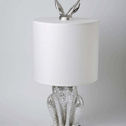 Kaninchen Tischlampe Gold Dekorativ mit Schirm