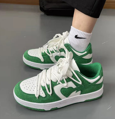 Frauen Turnschuhe Modisch Weiße Sneaker Schuhe