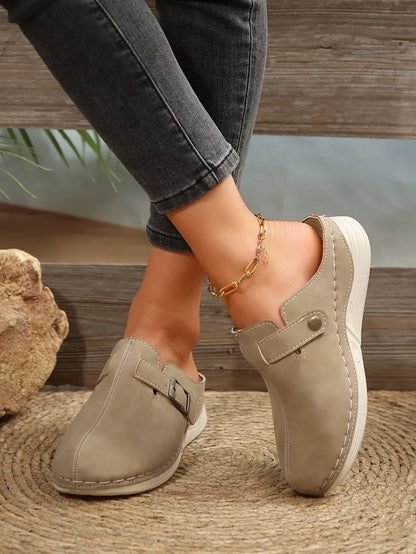 Wedge Sandalen Metallbuckel Nieten Stilvoll Damen