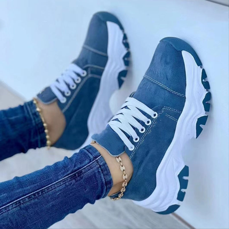 Komfortable Orthopädische Sneaker Damen Mikrofaser - BerlinGlamour