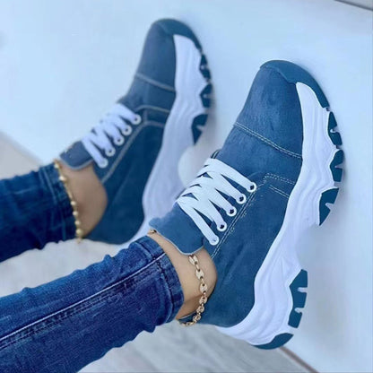 Komfortable Orthopädische Sneaker Damen Mikrofaser - BerlinGlamour