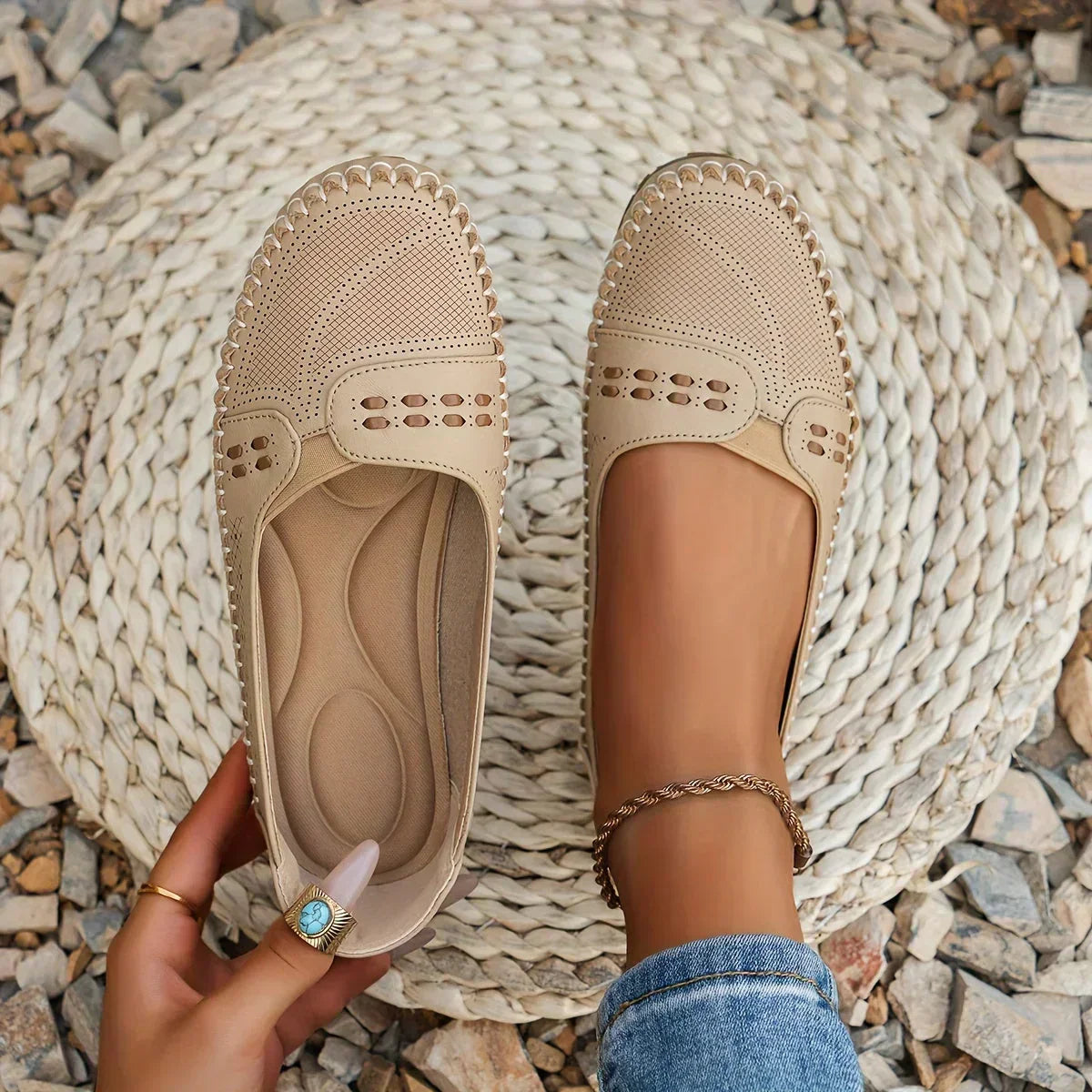 Damen Orthopädische Schuhe Bequem Slip-On Komfort - BerlinGlamour