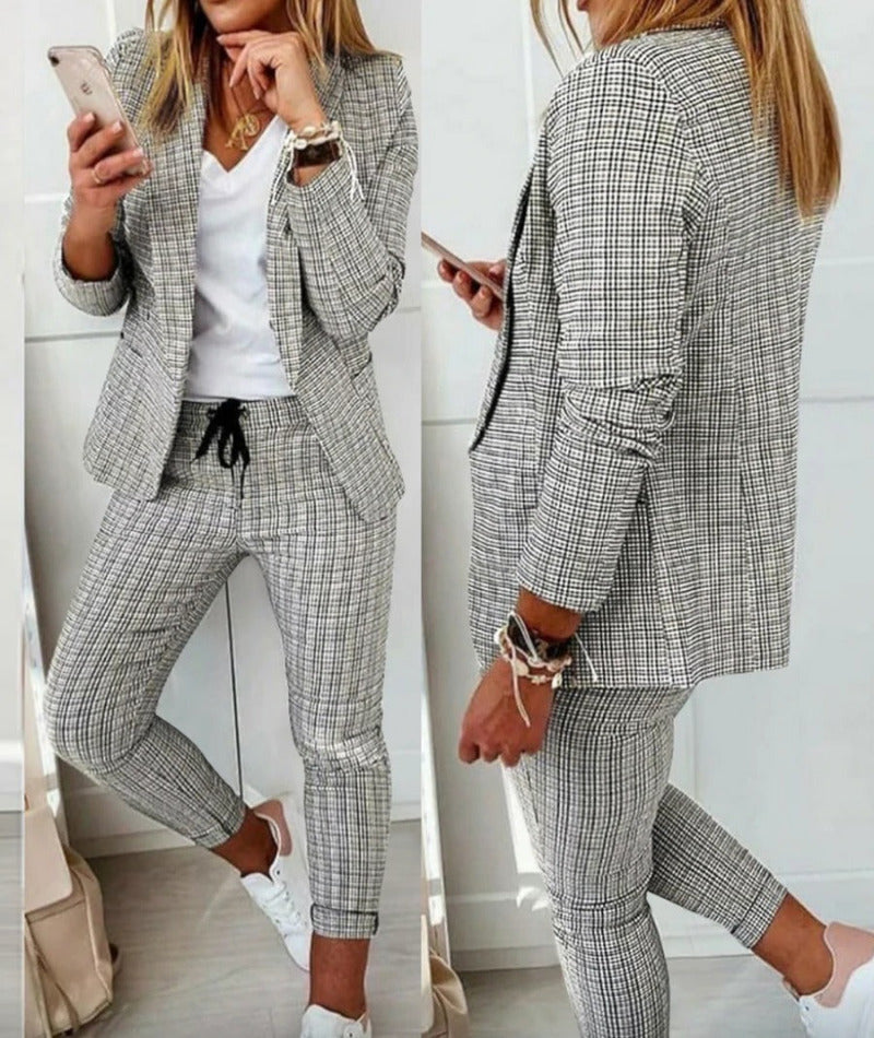 Moderne Herren Anzug-Set Zweiteiler Slim-Fit