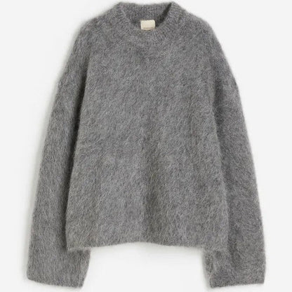 Weicher Samt-Pullover von Alva - Lang