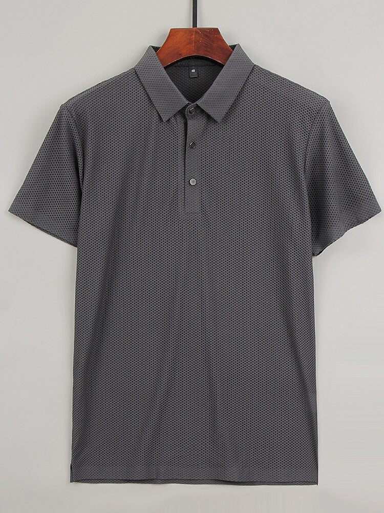 Elegantes Seiden Poloshirt Herren Qualität