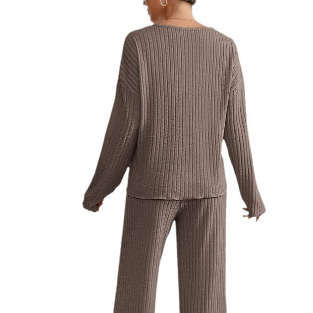 2-teiliger Strickanzug Damen Glamour