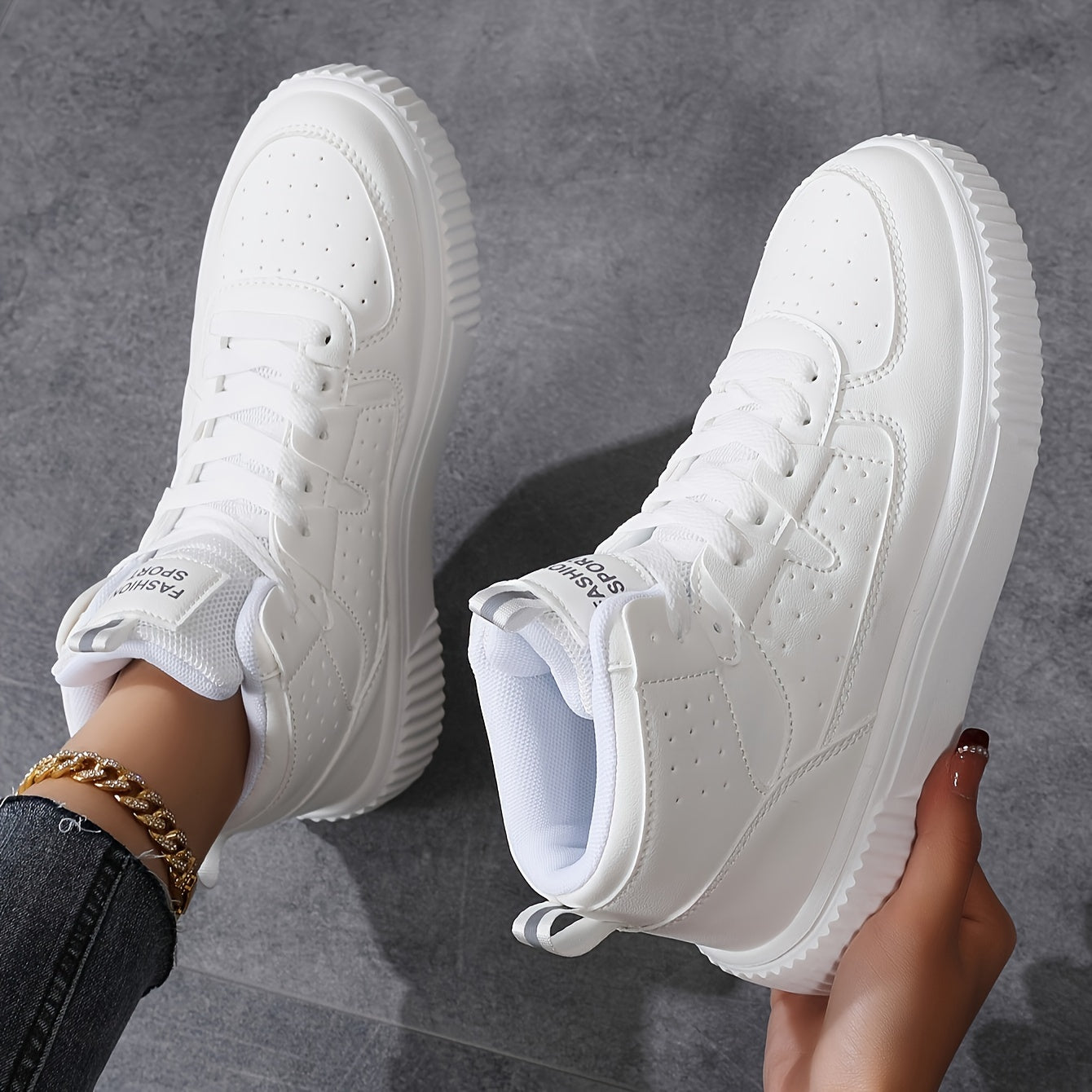 Hohe Sneaker Damen Mode Schuhe