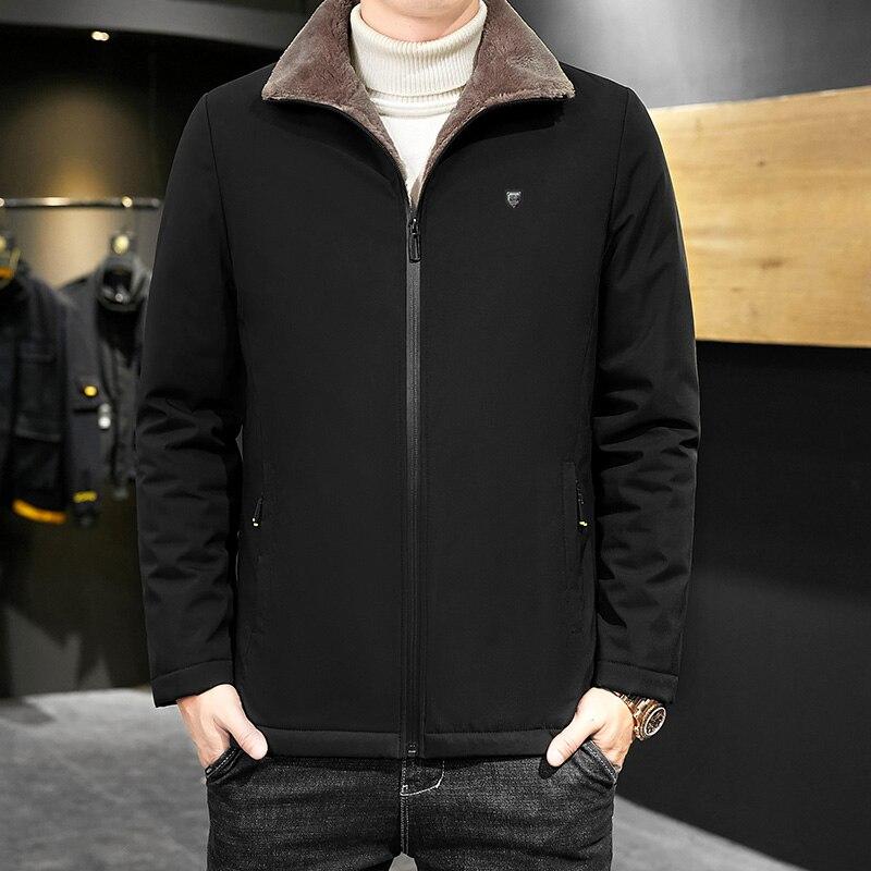 Herren Parka Jacke Winter Warm Wasserdicht
