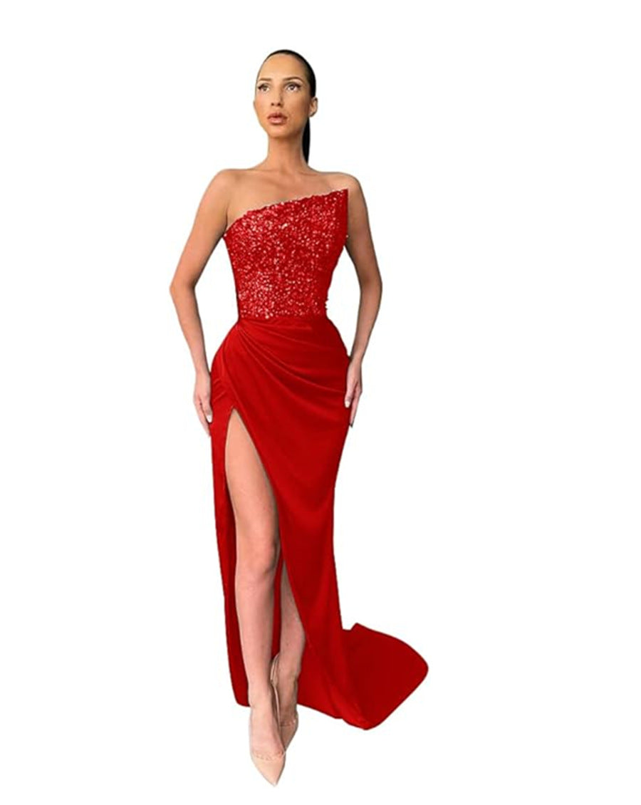 Elegantes Abendkleid Mittellang Damenkleid Party