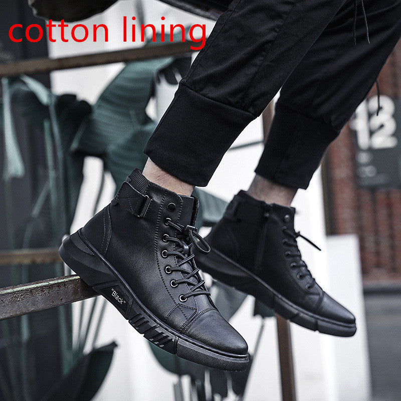 Lederstiefel Herren Handgefertigt Outdoor Stiefel Elegant