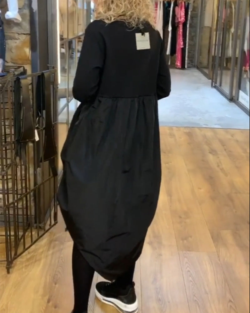 Kleid Patchwork Rock mit Kordelzug Damen