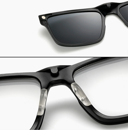 Trendige Wechselbrillen 5-in-1 Sonnenbrille Damen Herren