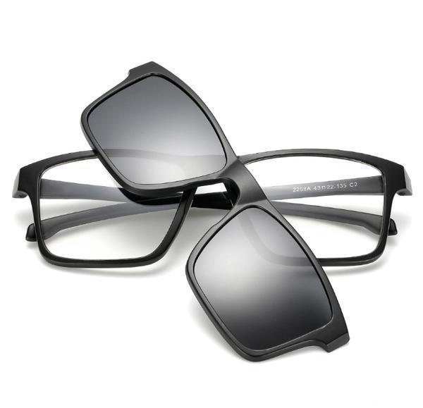 Trendige Wechselbrillen 5-in-1 Sonnenbrille Damen Herren