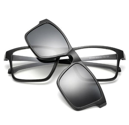 Trendige Wechselbrillen 5-in-1 Sonnenbrille Damen Herren