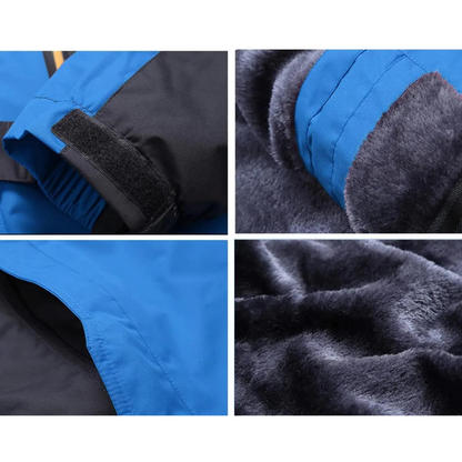 Herren Outdoor-Jacke Wasserdicht Warm Isoliert