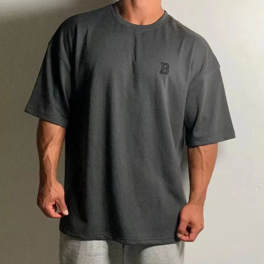 Fitness T-Shirt Herren Sportlich Modern