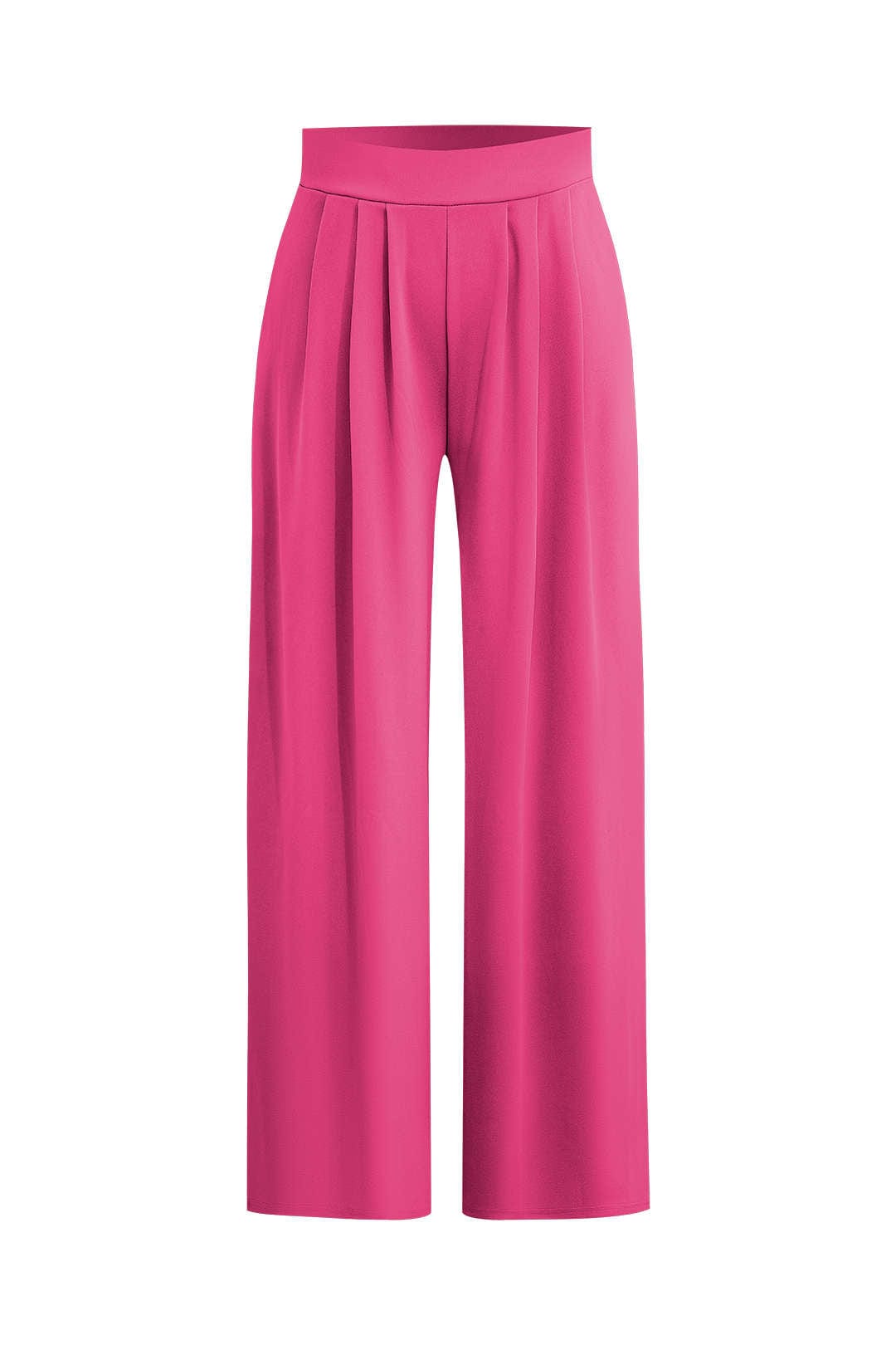 Elegantes Frauen Zweiteiler Set Crop Top Palazzo Hose
