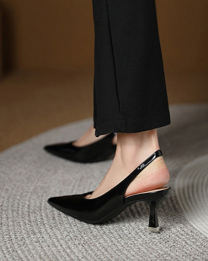 Stilettos High Heels Spitzer Zehenpartie Einfarbig