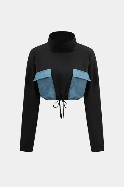 Sportliches Zweiteiler-Set Denim-Style
