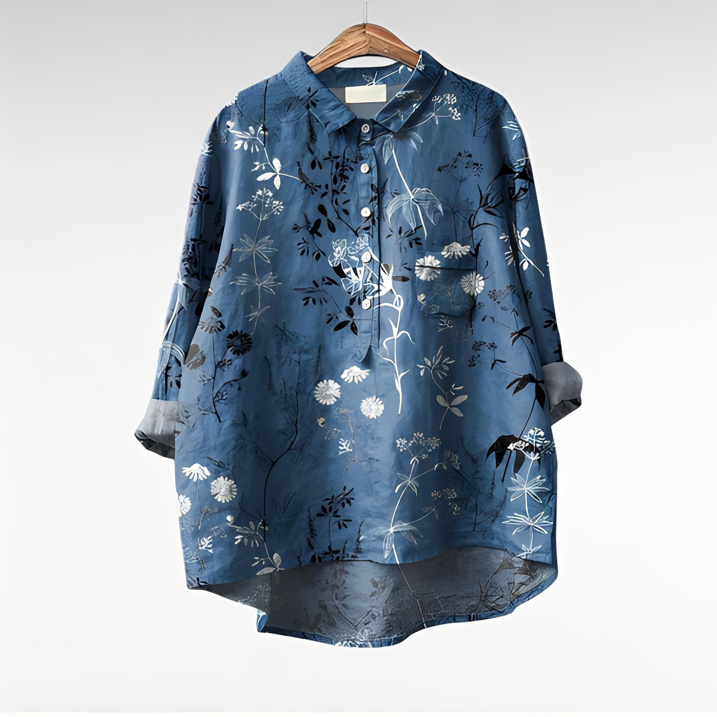 Damenbluse Blumenmuster Elegante Bluse Frauen
