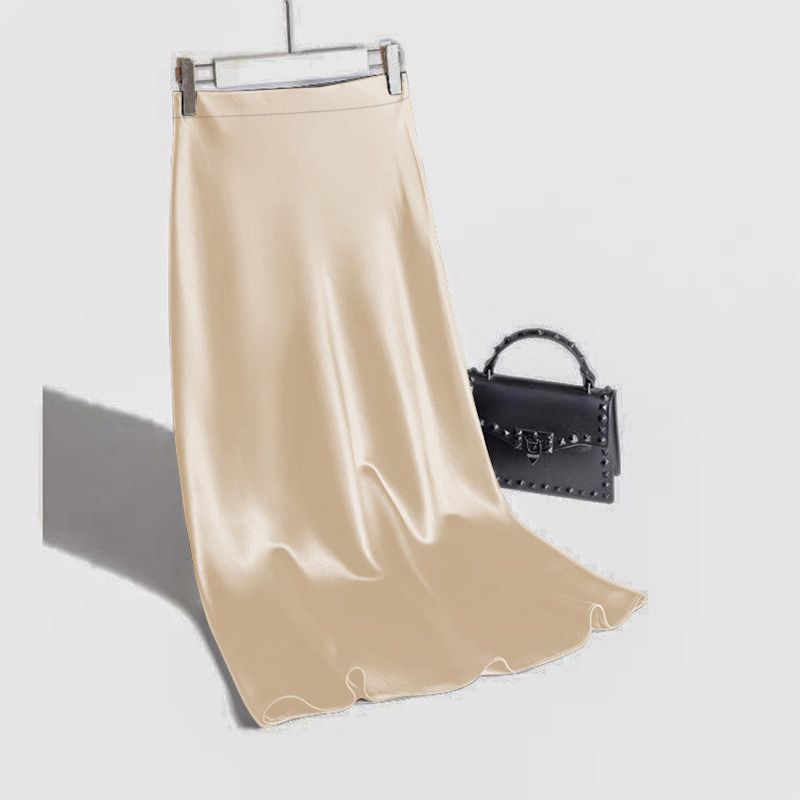 A-line Satin Skirt by BerlinGlamour