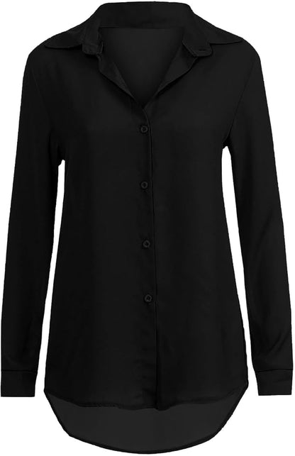 Elegante Damenbluse Chiffon Bluse Frauen Oberteil