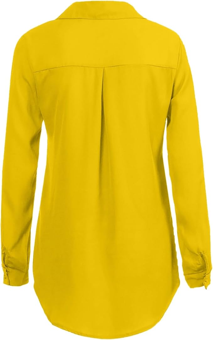 Elegante Damenbluse Chiffon Bluse Frauen Oberteil