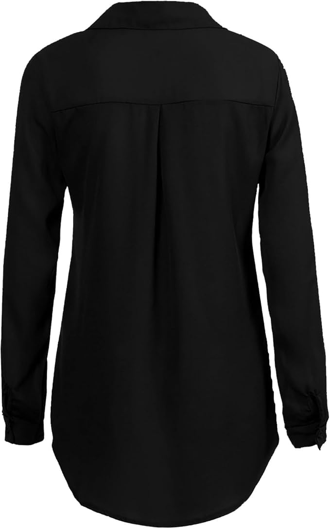 Elegante Damenbluse Chiffon Bluse Frauen Oberteil