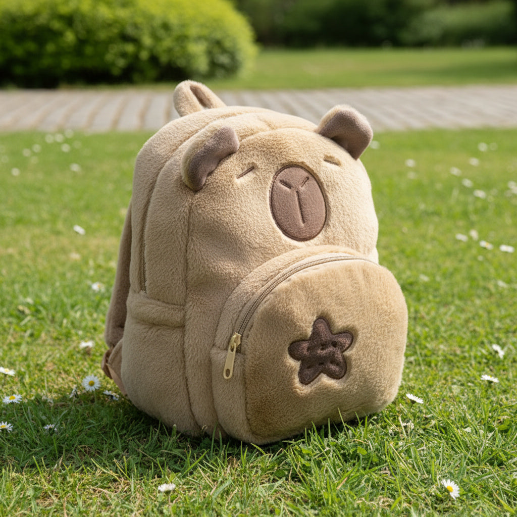 Süßer Kinder Rucksack Plüsch Capybara Lustig