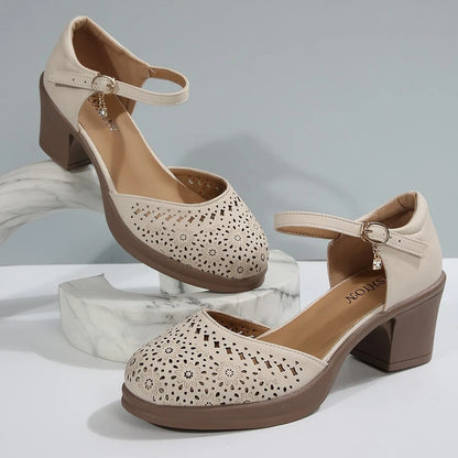 Heidi Pumps Damen Schuhe Ankle Strap Hochzeitsschuhe - BerlinGlamour