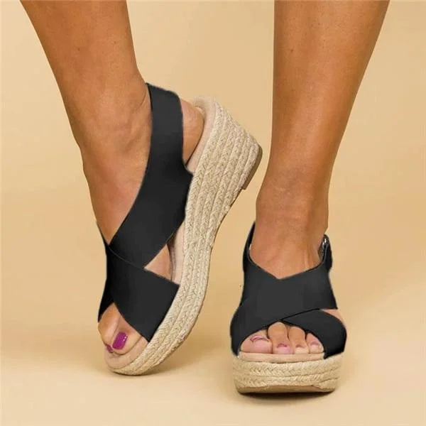 Orthopädische Keilsohlen Schuhe Damen Komfort