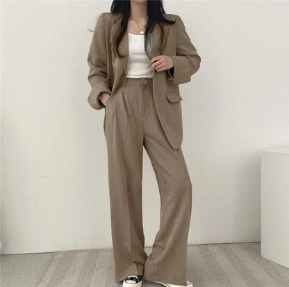 Damen Anzug Set Maßgeschneidert Langblazer Elegant