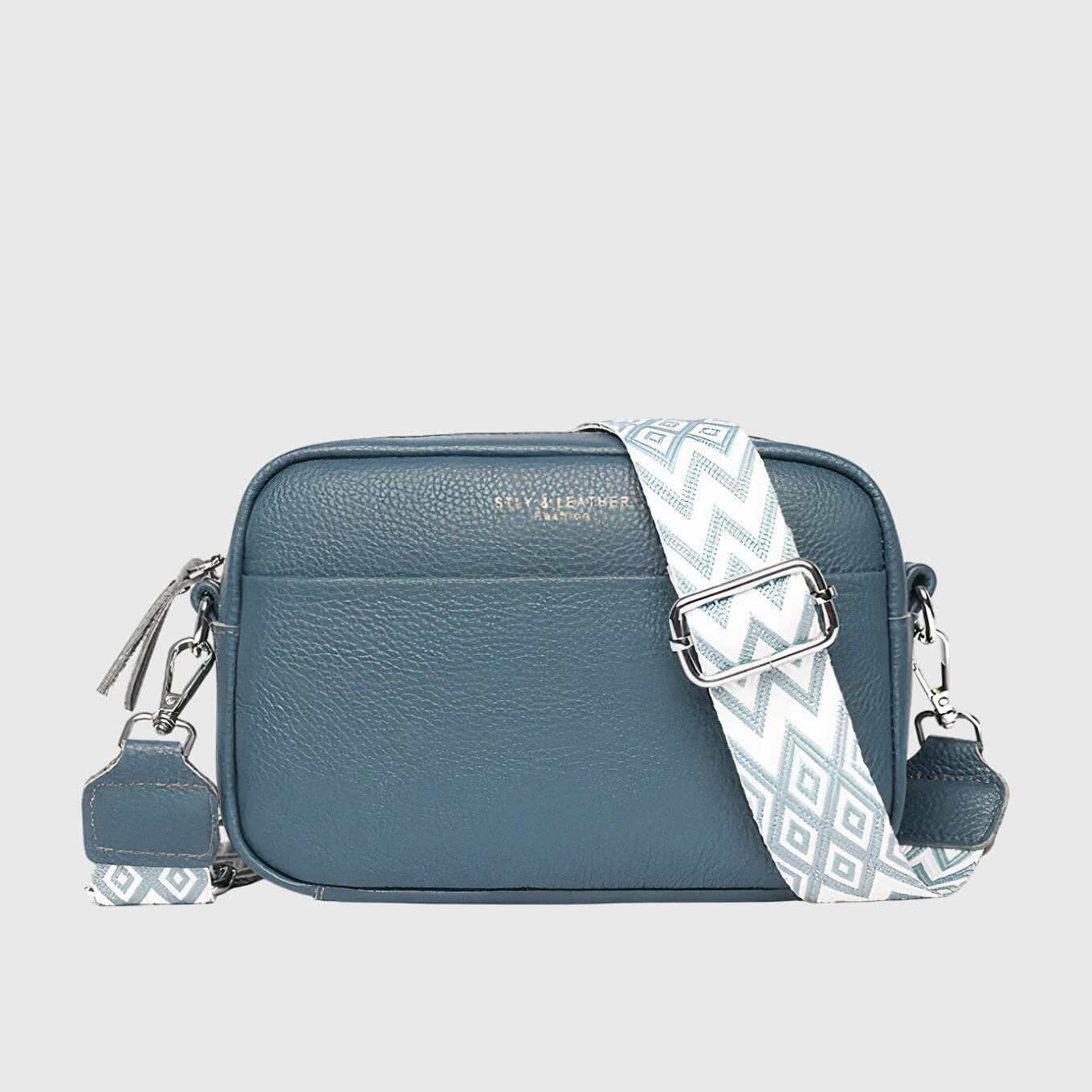 Damen Schultertasche Klassisch Leder Elegannt
