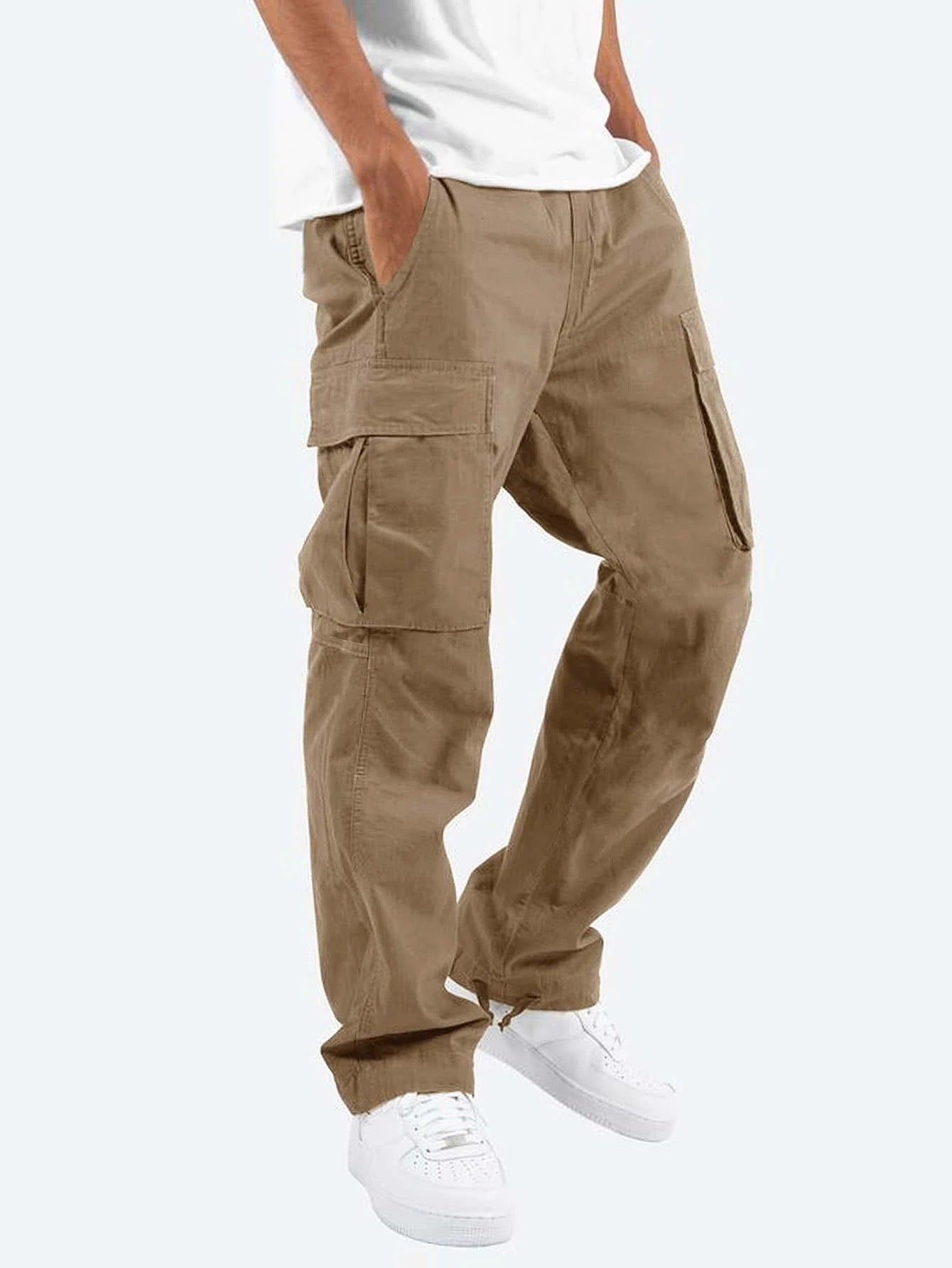 Herren Cargo-Hose Lässig Bequem Freizeit