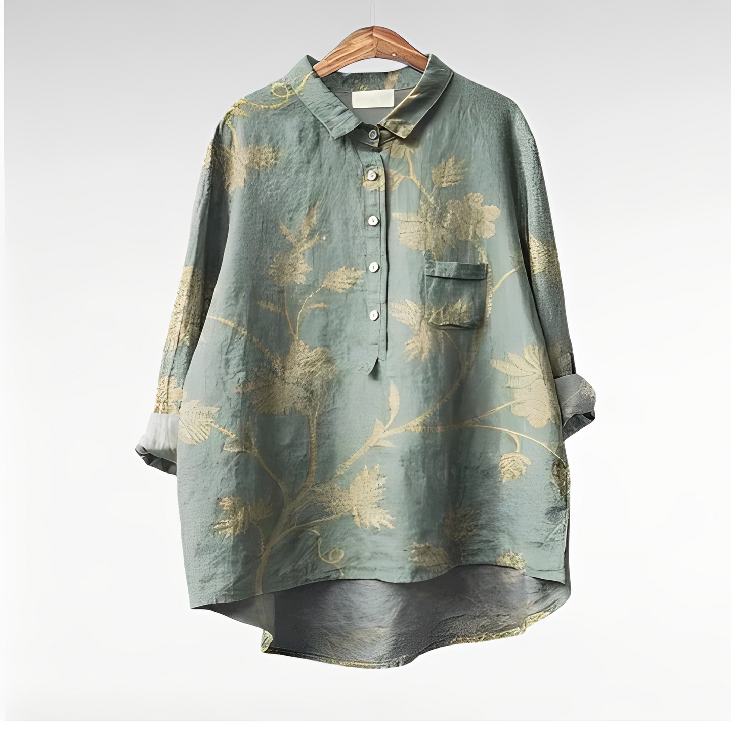 Damenbluse Blumenmuster Elegante Bluse Frauen