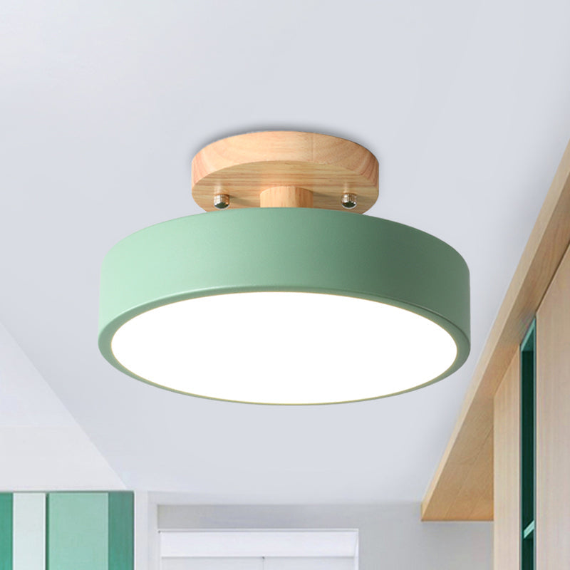 Moderne LED Deckenleuchte Holz Skandinavisch Dimmbar - BerlinGlamour