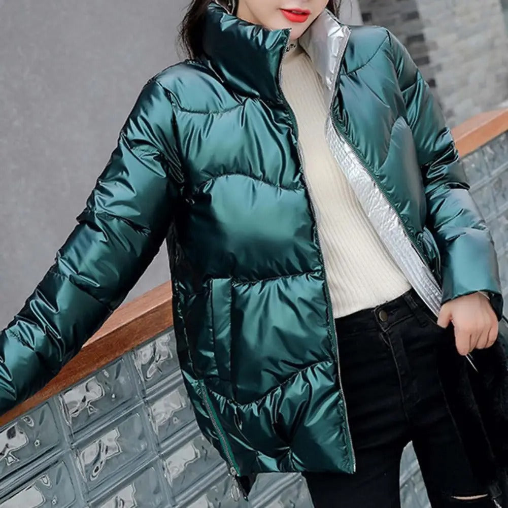 Winter Pufferjacke Damen Gequiltet Warm Leicht - BerlinGlamour