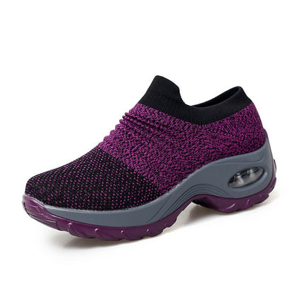 Damen Sneaker Orthopädisch mit Luftpolster Sohle