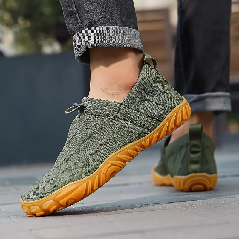 Herrenschuhe Freizeit Schuhe mit elastischem Riemen Sportlich