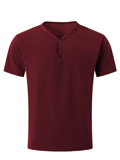Damen T-Shirt Leicht Sportlich V-Ausschnitt