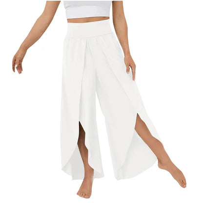 Yogahose Weite Bein Elastisch Damen