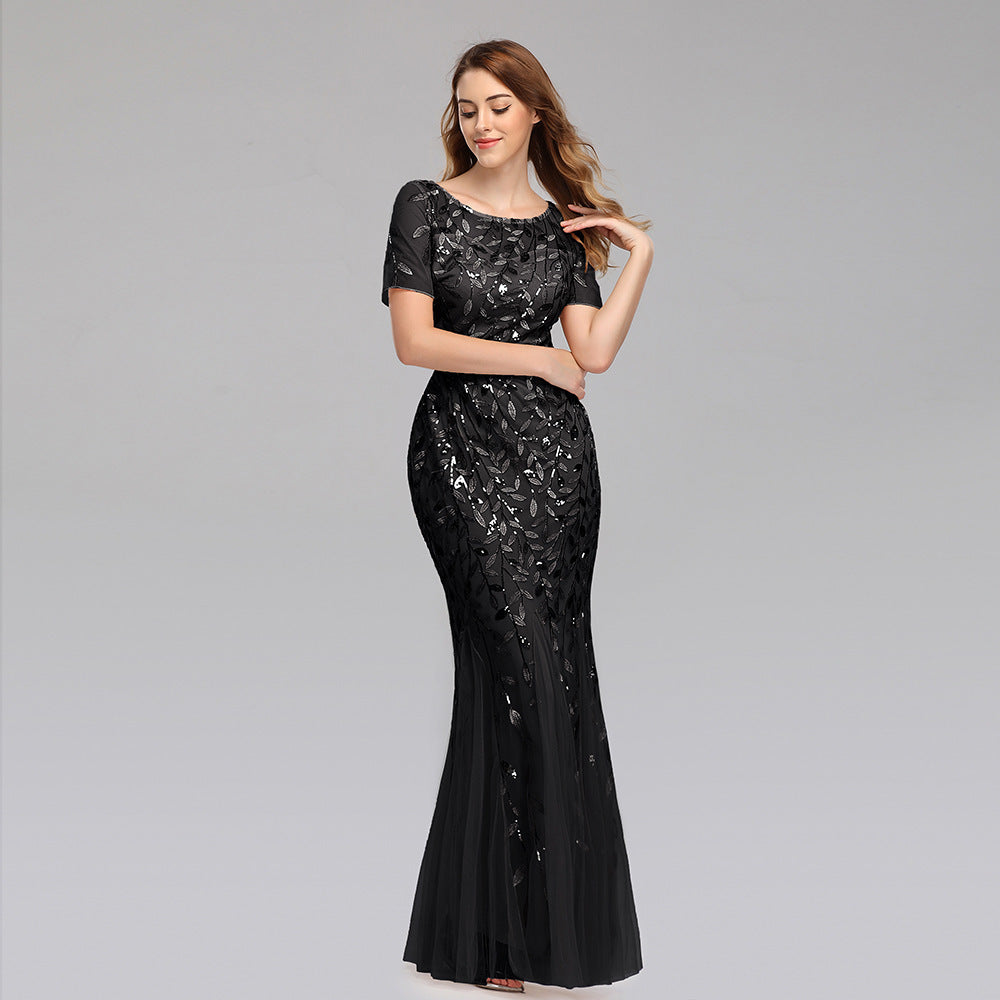 BerlinGlamour Spitzen-Abendkleid