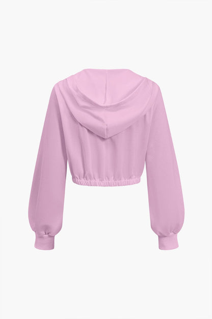Sportliches Zweiteiler-Set Denim Look Frauen