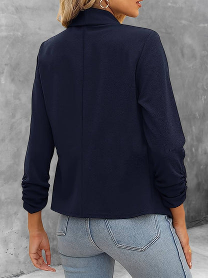 Stilvoller Damenblazer Offene Vorderseite Modern