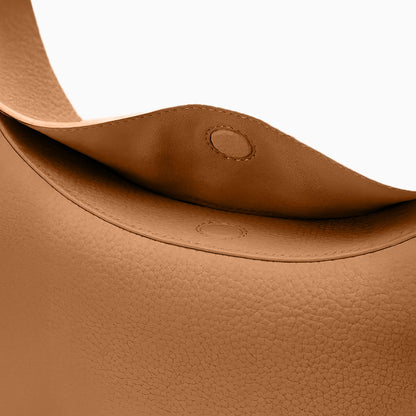 Leder Damenhandtasche Klein Drehverschluss Echtleder