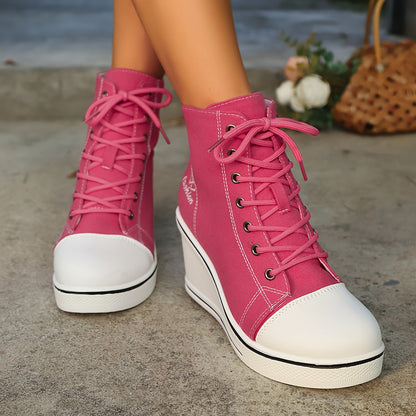 Stiefeletten Damen Einfach Liebesmotiv Sneaker