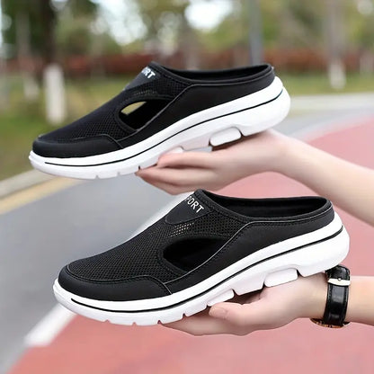Herren Slip-On Schuhe Bequem Modisch Schwarz