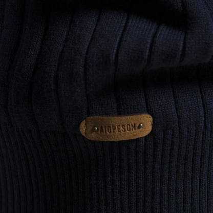 Herren Pullover Langarm Viertelzip Frühjahr Modern