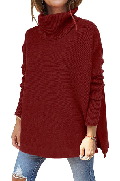 Damenschal Rollkragen Pullover Bequem Herbst